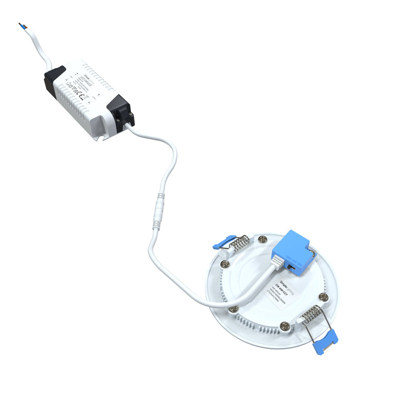 6w circular LED panel light with power supply