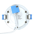 back of a 6w circular LED panel light