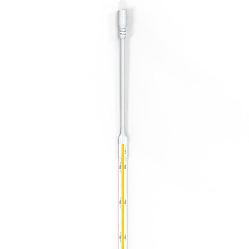 LED strip with a connector