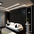 side of a living room with natural white light