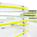 close up of a COB strip without light