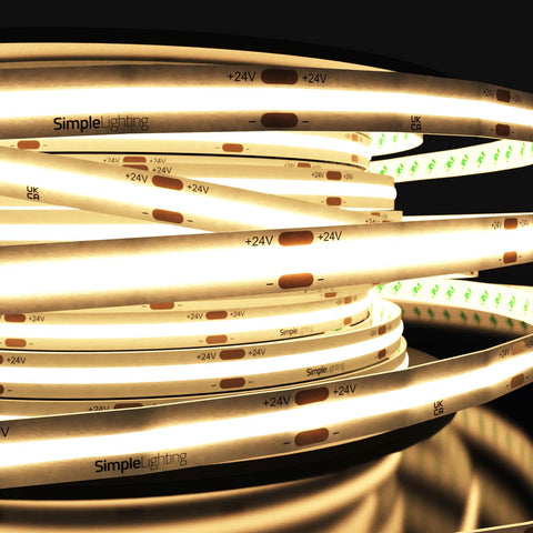 warm white COB strip light