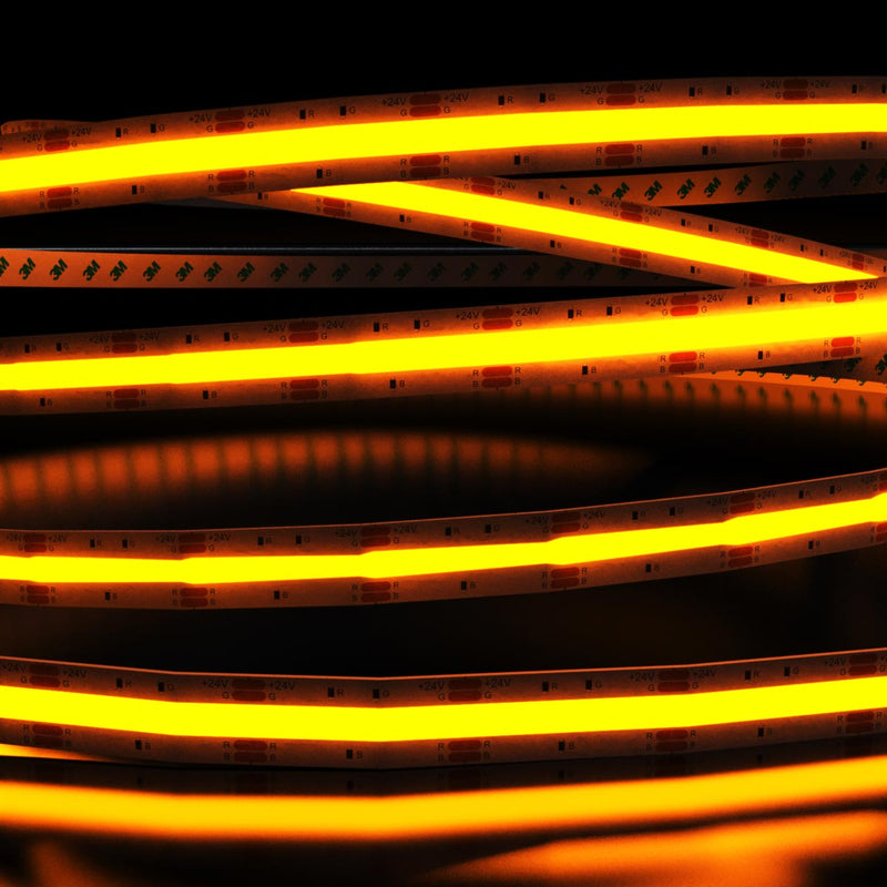 COB RGB LED Strip Light - Dotless Colour Changing LED Tape
