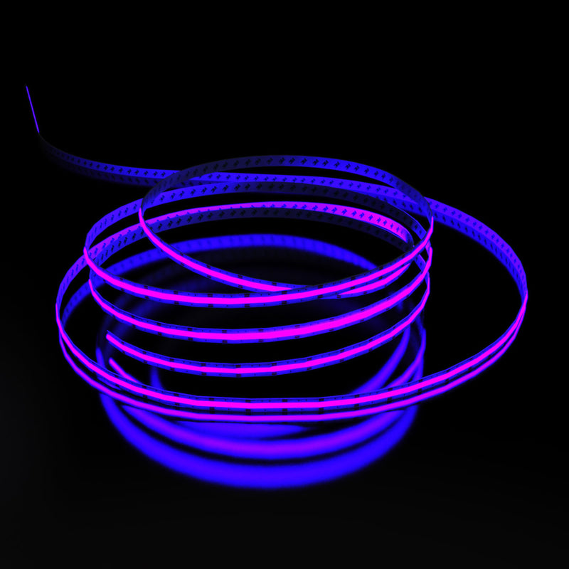 COB RGB LED Strip Light - Dotless Colour Changing LED Tape