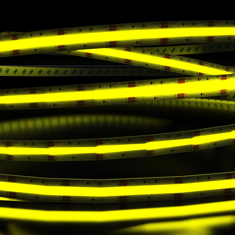 COB RGB LED Strip Light - Dotless Colour Changing LED Tape
