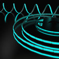 RGB LED tape light in aqua