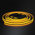 full shot of an amber COB LED strip