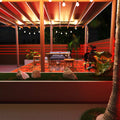 deck with red COB strips
