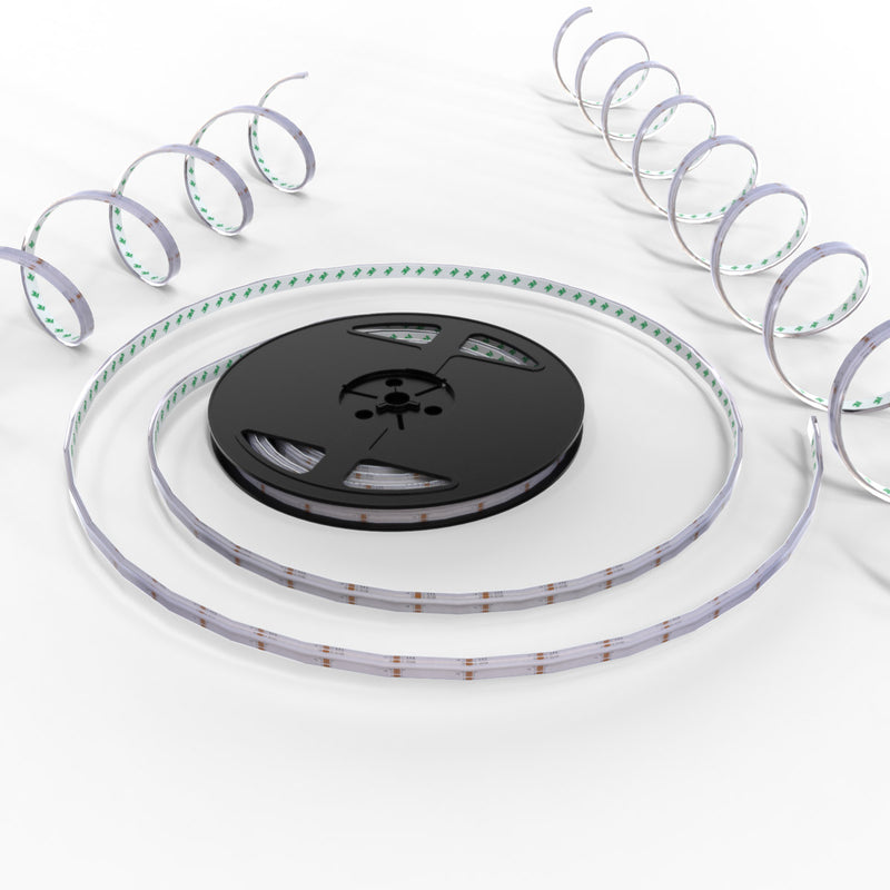 top of a COB IP67 Tape Light, CCT + RGB