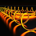 Orange COB IP67 Tape Light