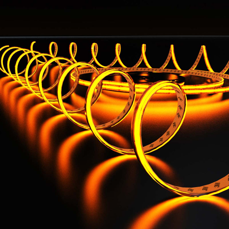Orange COB IP67 Tape Light