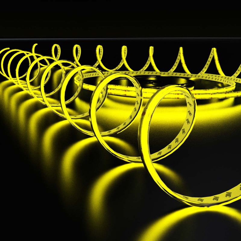 Yellow COB IP67 Tape Light