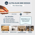 COB LED Strip - No Spots, Cool, Warm or Natural White, CRI >90 - Ultra Slim 2MM Design