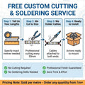 COB LED Strip - No Spots, Cool, Warm or Natural White, CRI >90 - Free Custom Cutting and Soldering Service