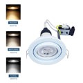 Recessed GU10 Tilt Downlight in White