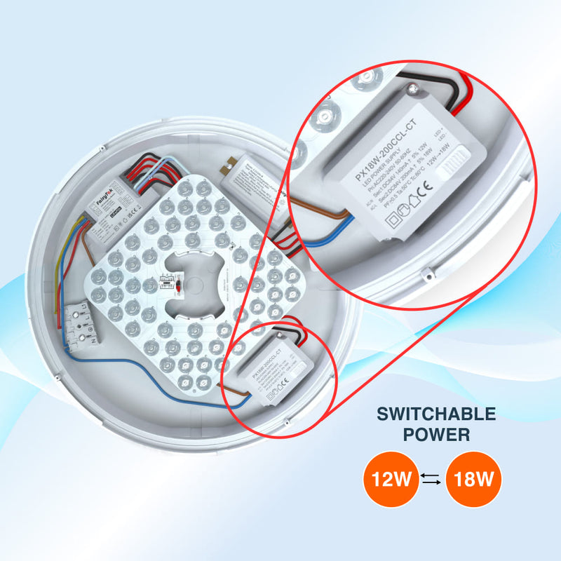 Image of a colour switchable polo bulkhead