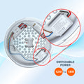 Image of a close up on the dual power switch