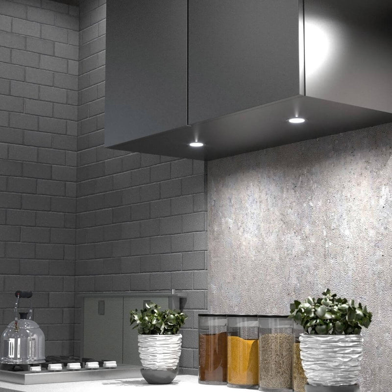 5 Pack - Recessed LED Under Cabinet Lights - Cool White or Warm White