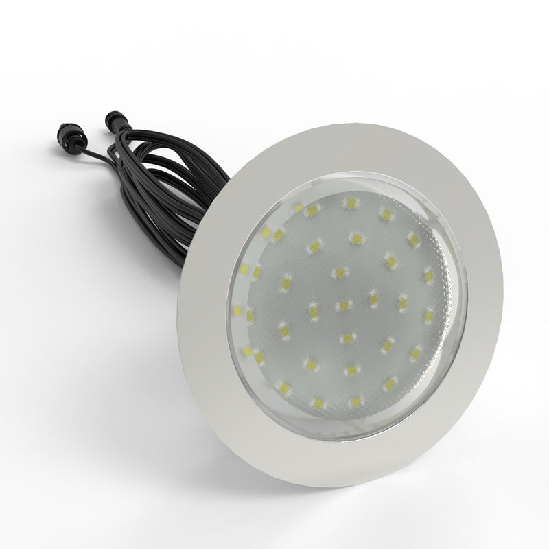 80mm LED Deck Light, RGB - close up
