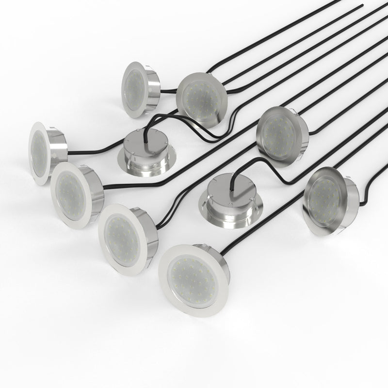 ten 80mm deck lights