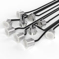 Ten 30mm, RGB IP67 LED Decking Lights