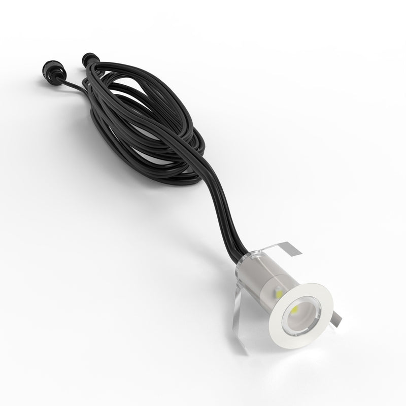 18mm, Mini IP67 LED Decking Light Blue - Full Shot