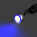 30mm, RGB IP67 LED Decking Light - Blue