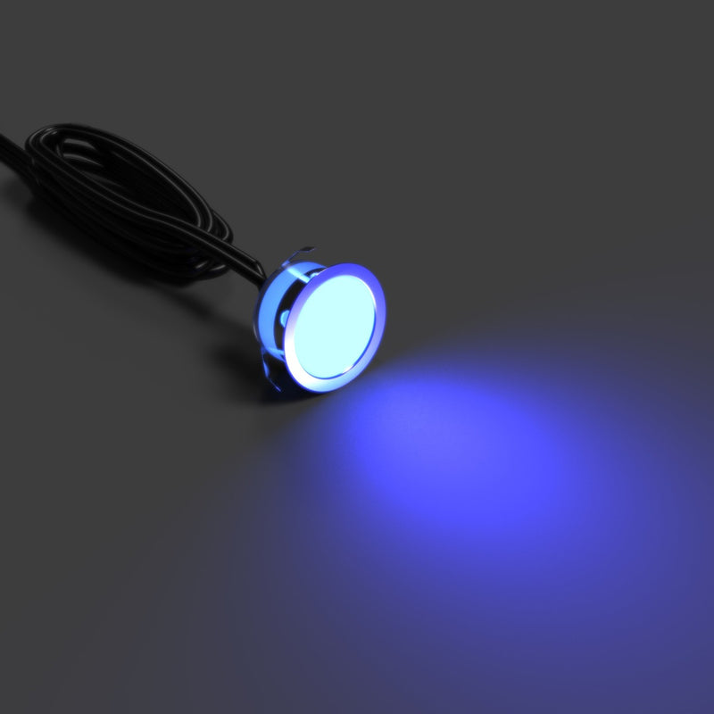 Side of a 39.5mm, IP67 LED Decking Light - With Blue Light