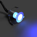 18mm, Mini IP67 LED Decking Light - Blue Light, Close Up
