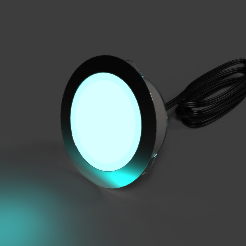 80mm LED Deck Light - Aqua
