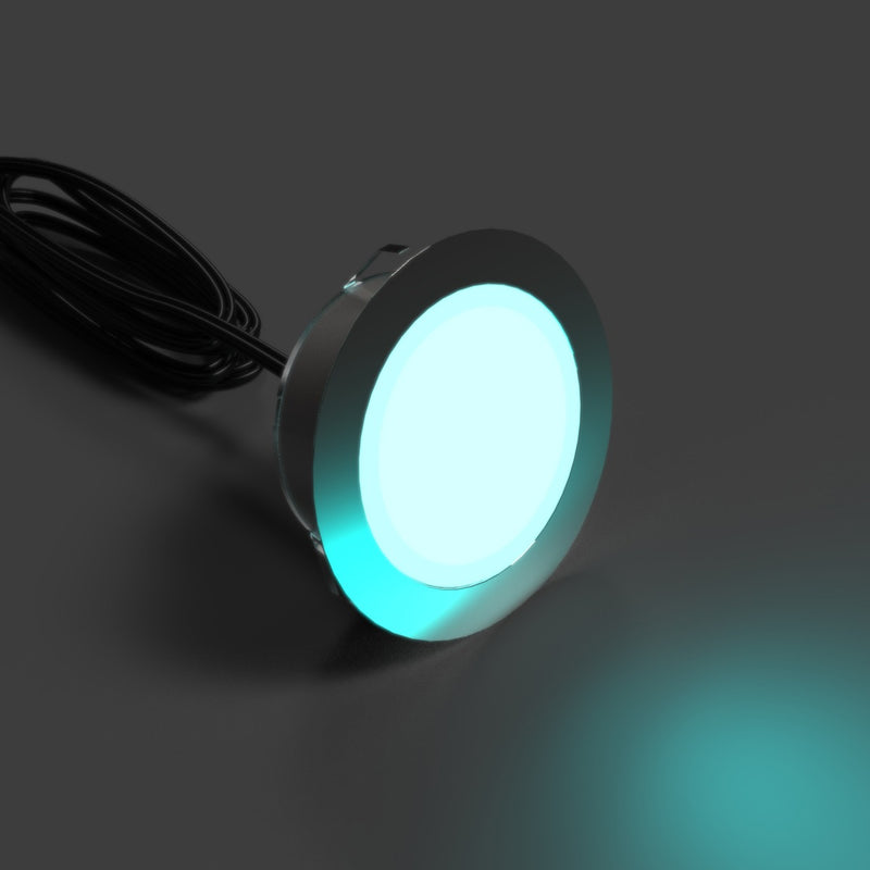 80mm LED deck light - Aqua