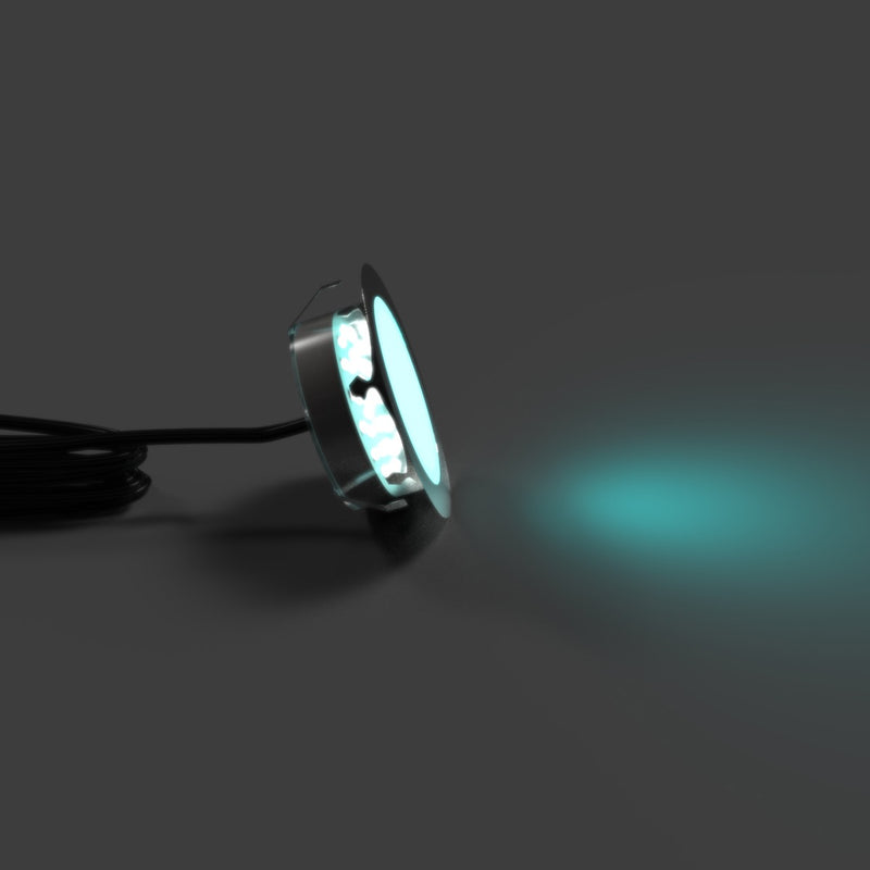 80mm LED Deck Light - Aqua
