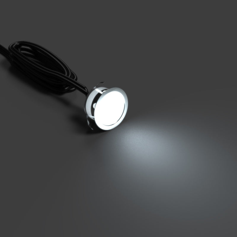 Side of a 39.5mm, IP67 LED Decking Light - With Cool White