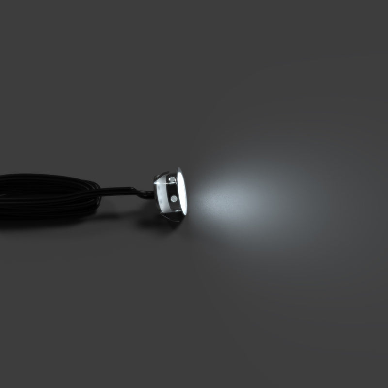 Side of a 39.5mm, IP67 LED Decking Light - With Cool White Light