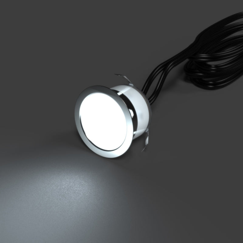 30mm, IP67 LED Decking Light = Close Up Cool White