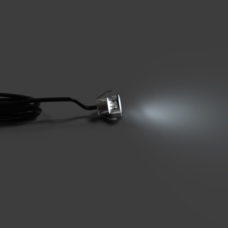 30mm, IP67 LED Decking Light - Cool White, Side Shot