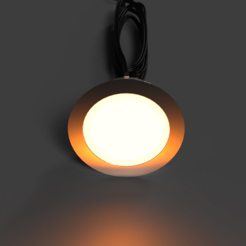 RGB 80mm LED Decking Light - Orange