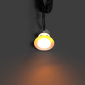30mm, RGB IP67 LED Decking Light - Orange