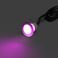 30mm, RGB IP67 LED Decking Light - Purple