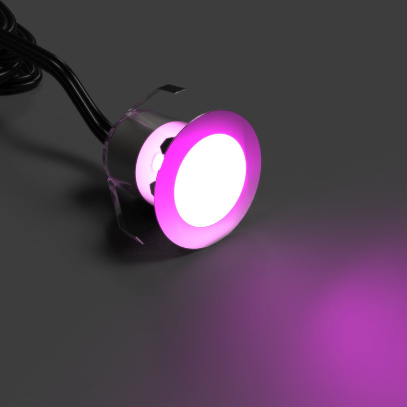 RGB 30mm LED Decking Light - Purple
