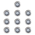 10 round LED decking lights