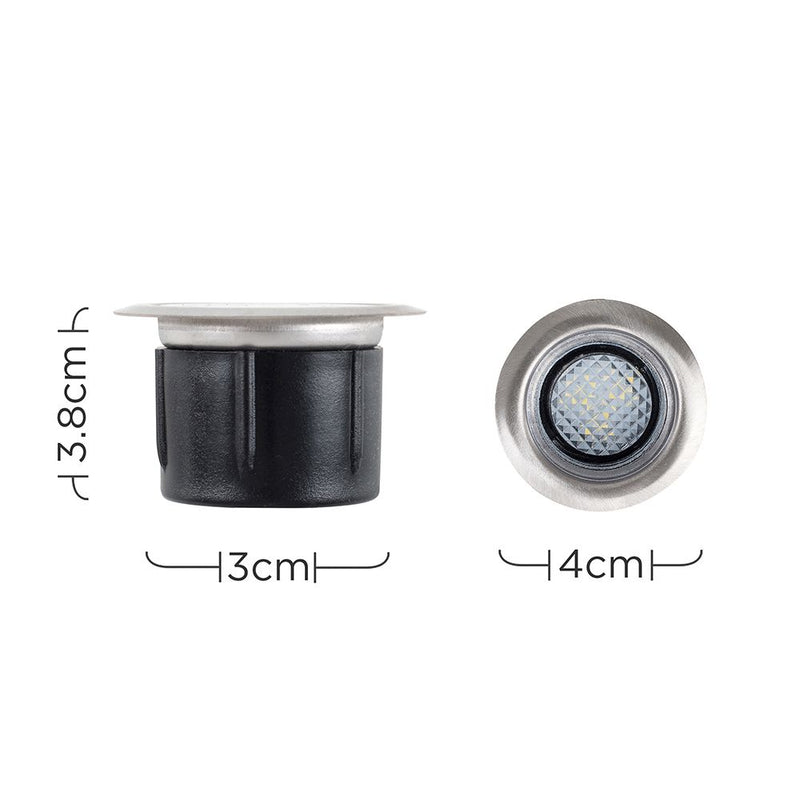Dimensions of LED decking light