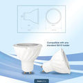 dimensions dimmable 6.5w gu10 led lamp