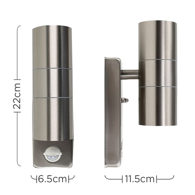 Dimensions of the LED wall light