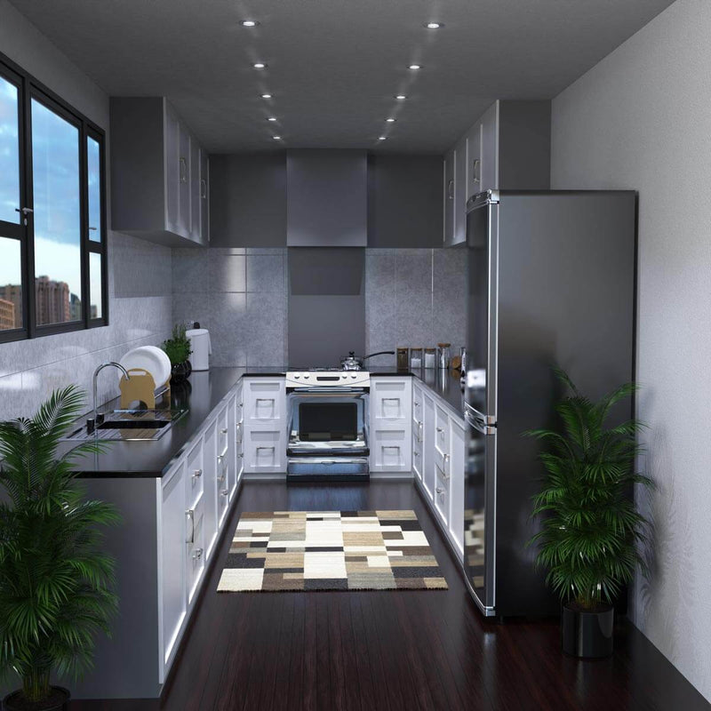 Pack of 25 Recessed GU10 Spot Light in Brushed Chrome Finish