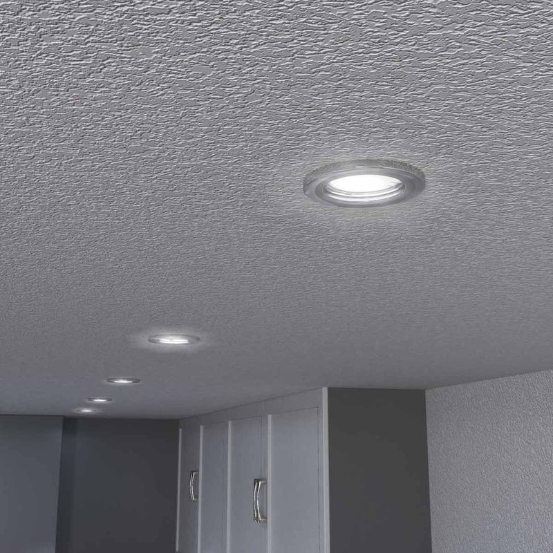  Recessed GU10 Spot Light Chrome, Brushed Chrome or White Finish