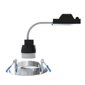 Side view of the entire downlight, with all parts visible.
