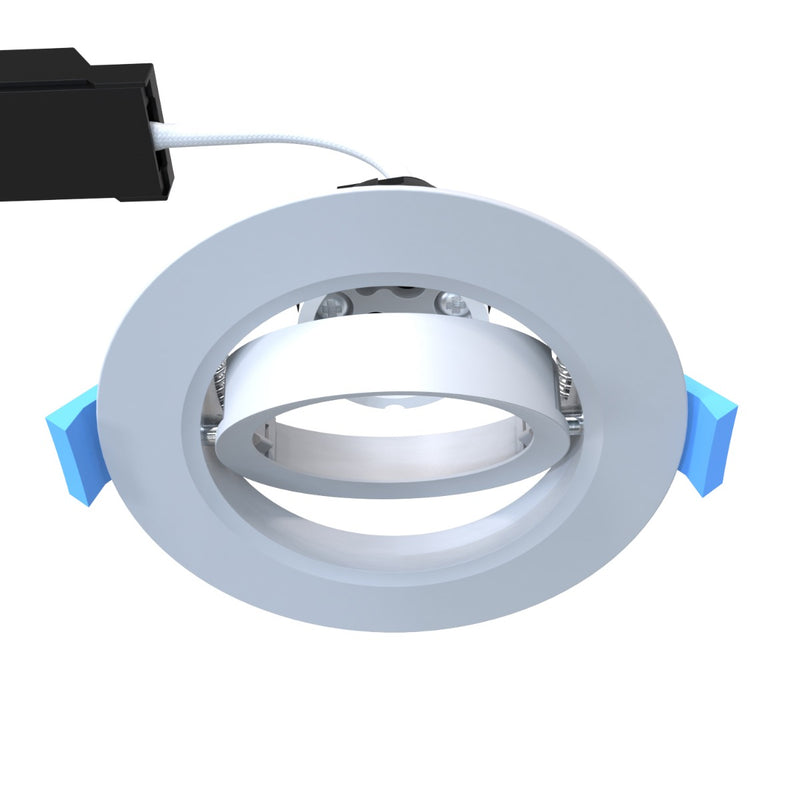 Close-up of the bezel with the gimbal tilted to the side.