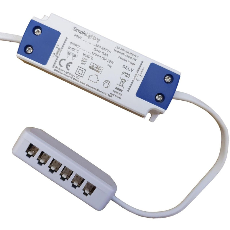 Full shot 20W LED driver with 6 ports