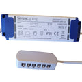 30w 12Vdc LED Power Converter With 6 Way Distributor